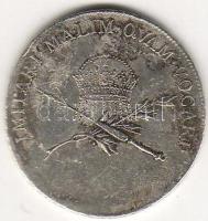 1792. I. Ferenc koronázási zseton, ezüst T:3/4 hullámos, korr.