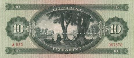 1949. 10Ft T:II+ (hajtva,de nem törve) + 1957-62. 10Ft (3x) T:II