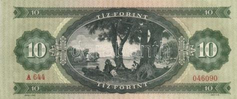 1949. 10Ft T:II+ (hajtva,de nem törve) + 1957-62. 10Ft (3x) T:II