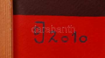 Dévényi János (1956): Egyensúlyban, akril-papír, jelzett, keretben 30x40 cm