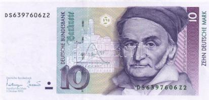 Németország 1993. 10M T:II+ Germany 1993. 10 Mark C:XF+