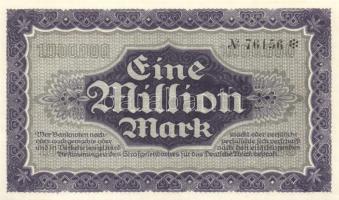 Német Birodalom/Weimari Köztársaság/Drezda/Sächsische Bank 1923. 1.000.000M T:I
Germany/Weimar Repub...