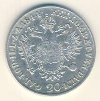 Ausztria/magyar verdejel 1844E 20Kr Ag I.Ferdinánd T:2-