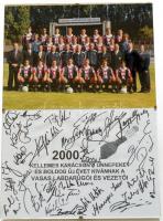 2000 Vasas Labdarúgócsapat tablóképe 21x30cm