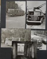 9db klf fotó régi trolibuszokról