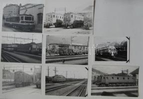 8db klf fotó régi svájci villanymozdonyokról