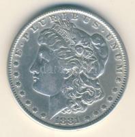 USA 1881. 1$ Ag "Morgan" T:2- / 
USA 1881. Morgan Dollar Ag C:VF