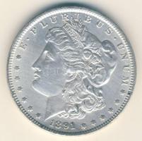 USA 1891. 1$ Ag "Morgan" T:2/2- / 
USA 1891. Morgan Dollar Ag C:XF/VF