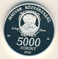 2006. 5000Ft Ag "Munkácsi vár" T:PP Csak 4000db!