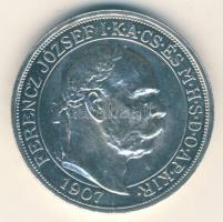 1907. 5K Ag "Koronázási évforduló" Artex-veret U.P jelzés nélkül! T:P csak 1025db! R!