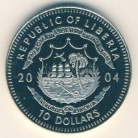 Libéria 2004. 10$ "Szabadság pillanatai-Trójai háború" multicolor T:PP Liberia 2004. 10 Dollars "Moments of Freedom/Trojan War" multicolor C:PP