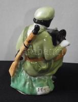 Kézzel festett vietnami porcelán figura / Handpainted vietnamese chinaware figure 10cm