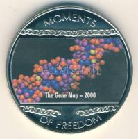 Libéria 2004. 10$ "Szabadság pillanatai-Géntérkép" multicolor T:PP
Liberia 2004. 10 Dollar...