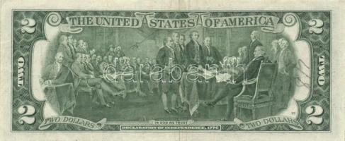 5db-ból álló vegyes bankjegy tétel: 1930. 20P + USA 1974. 1$ + 1976. 2$ + Franciaország 1793. 15s &q...