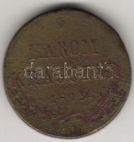 1849. 3Kr "Szabadságharc" T:4 ph. juszt.