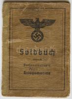1944 Németország III. Birodalom: Haditengerész katonakönyve / Germany Nazi Navy soldier-book