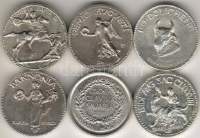 1980-1992. "Savaria" 6klf ezüst érem 119,80gr T:BU