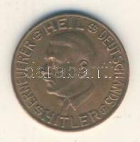 Német 3. Birodalom ~1940. Adakozó zseton 50Pf "Adolf Hitler" T:2
German Third Reich ~1940....