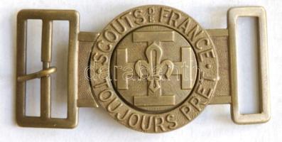 Francia cserkész övcsat