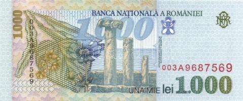 Románia 1998-2005. 10db modern papírpénz T:I,II
Romania 1998-2005. 10 modern banknotes C:Unc,XF