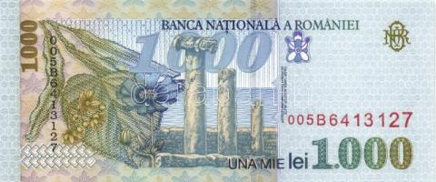 Románia 1998-2005. 10db modern papírpénz T:I,II
Romania 1998-2005. 10 modern banknotes C:Unc,XF