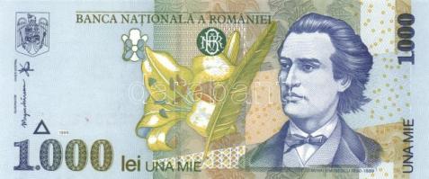 Románia 1998-2005. 10db modern papírpénz T:I,II
Romania 1998-2005. 10 modern banknotes C:Unc,XF