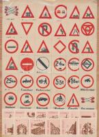 192db klf magyar gyufacímke - 15 éves a Budapesti honvéd, Közlekedési táblák és gyöngyösi szüret sor...