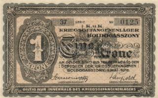 Boldogasszony/hadifogolytábor 1916.május 1. 1K T:I-