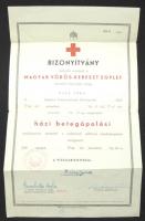 Kis igazolvány tétel: munkakönyv, elemi iskolai értesítő, munkakönyv és egy vöröskeresztes bizonyítv...