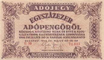 1946. 100.000AP (15x) T:II,III