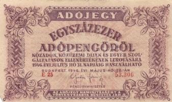 1946. 100.000AP (15x) T:II,III