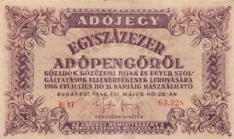 1946. 100.000AP (15x) T:II,III