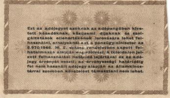 1946. 10.000AP (3x) + 50.000AP (2x) egyik papírráncokkal T:II,II-,III