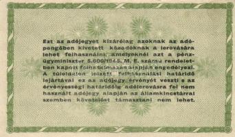 1946. 10.000AP (3x) + 50.000AP (2x) egyik papírráncokkal T:II,II-,III