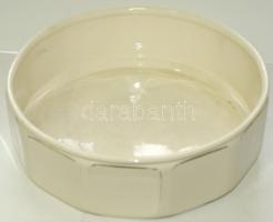 Régi nagyméretű porcelán mosdótál hozzávaló kancsóval és szappantartóval, apró lepattogzásokkal