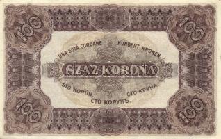 1920. 100K "Orell Füssli Zürich" T:II+(hajtatlan,csak a sarkok kopottak)