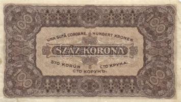 1923. 100K nyomdahely jelölés nélkül (3x) T:II,II-,III+