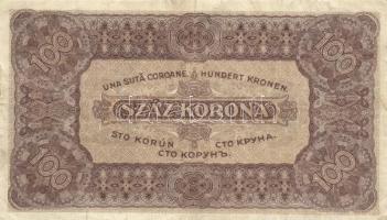 1923. 100K nyomdahely jelölés nélkül (3x) T:II,II-,III+