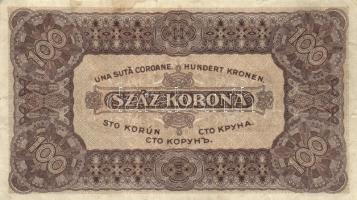 1923. 100K nyomdahely jelölés nélkül (3x) T:II,II-,III+