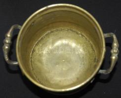 Kis réz edényke 11cm magas