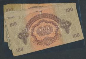 1944. 100P "A Vöröshadsereg Parancsnoksága" (8x) T:III,III-