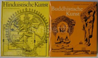 1972/1978 Herbert Plaeschke: Buddhista és Hindu művészet, 2 kötet, kiadói keménykötésben, jó állapotban, német nyelven