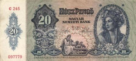 1941. 20P (10x) T:II,II-