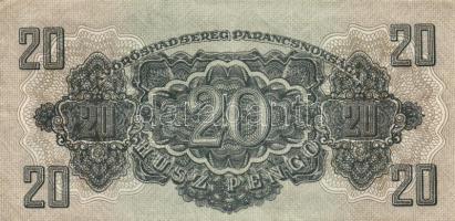 1944. 20P "A Vöröshadsereg Parancsnoksága" (4x) eltérő méretűek T:II,II-,III