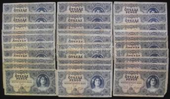 1945. 500P (30x) közte magyar "N" betűs is T:vegyes