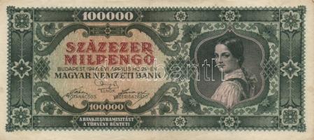 1946. 100.000MP (20x) különböző színváltozatok T:II,II-