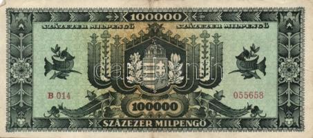 1946. 100.000MP (20x) különböző színváltozatok T:II,II-