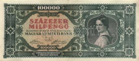 1946. 100.000MP (20x) különböző színváltozatok T:II,II-