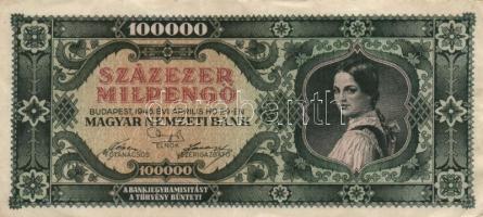 1946. 100.000MP (20x) különböző színváltozatok T:II,II-