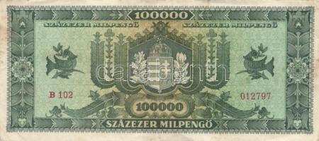 1946. 100.000MP (20x) különböző színváltozatok T:II,II-